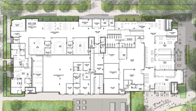 Blueprint-style image of Next Gen Phase I