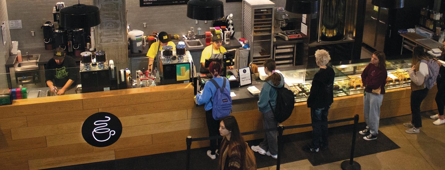 PNW Cafe serving counter