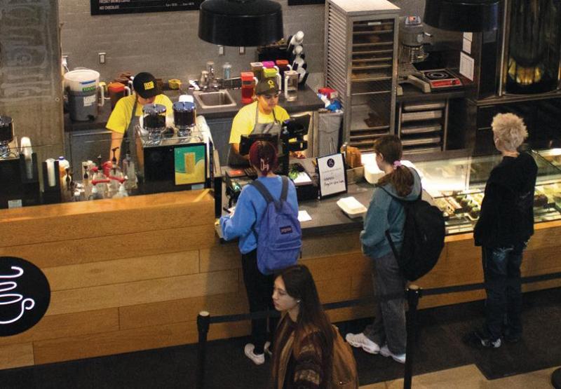 PNW Cafe serving counter